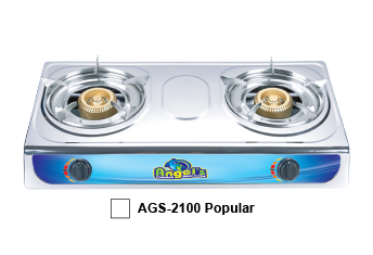 Angel's Double 95mm Honeycomb Burner SS Body LPG Stoves - Model: AGS 2100 Popular